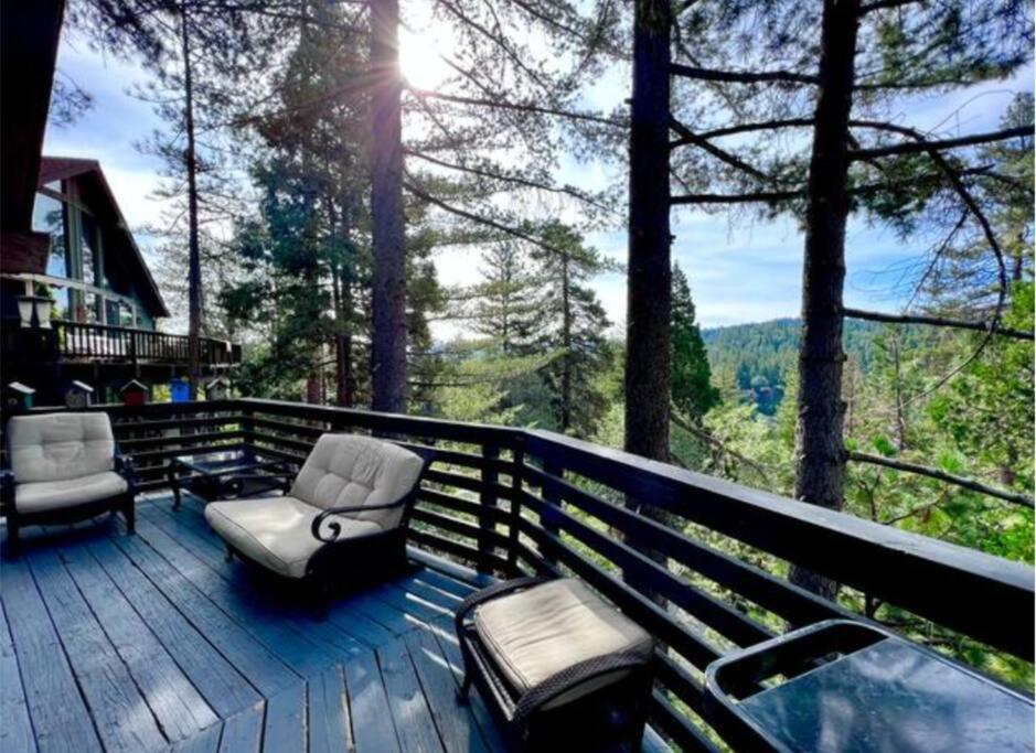 Glimmer Chalet Treetop A-Frame Cabin Lake View Лейк-Эрроухед Экстерьер фото